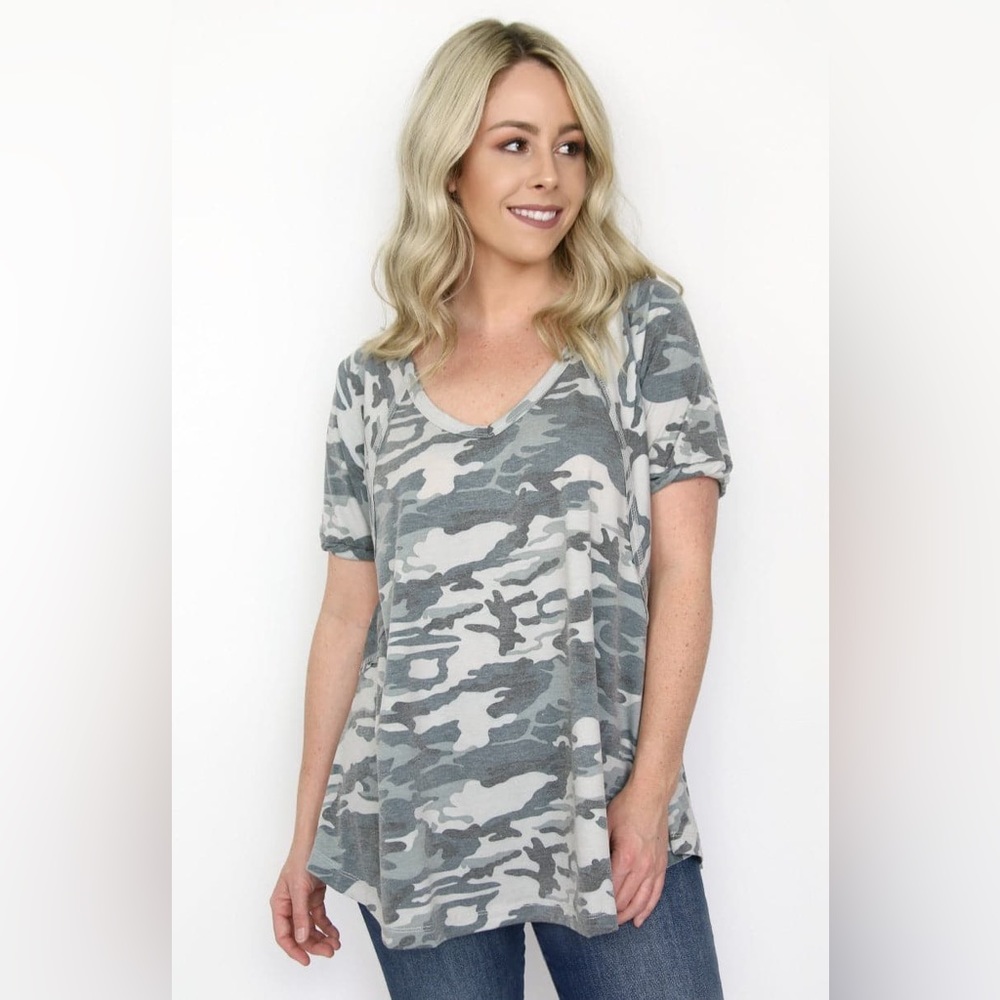 Short sleeve camo top - Wishlist